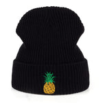 Pineapple Embroidery Beanie