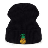 Pineapple Embroidery Beanie