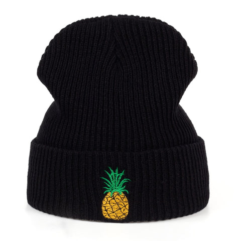 Pineapple Embroidery Beanie