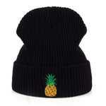 Pineapple Embroidery Beanie