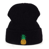 Pineapple Embroidery Beanie