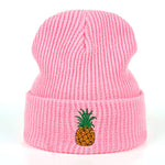Pineapple Embroidery Beanie
